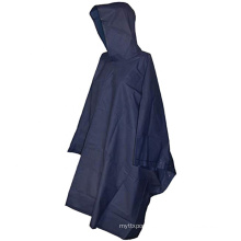 wholesale custom color rain ponchos 100% polyester with PU coating waterproof extra large rain poncho